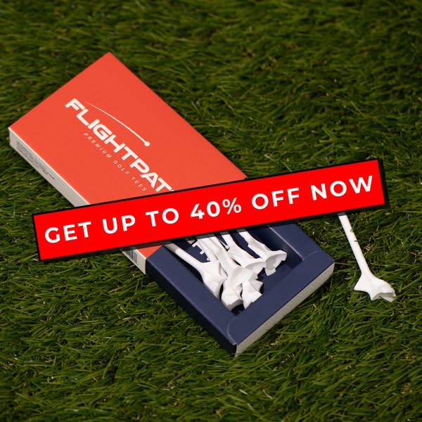 Get FlightPath Golf Tees up to 40% OFF Today!